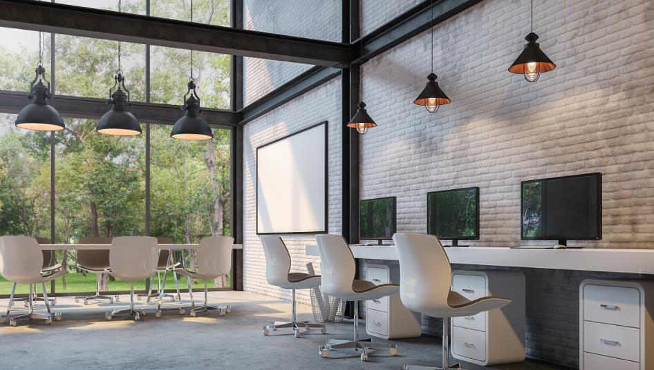 上海流行的工業(yè)風(fēng)辦公室設(shè)計(jì),辦公室無(wú)吊頂如何做隔斷設(shè)計(jì)?